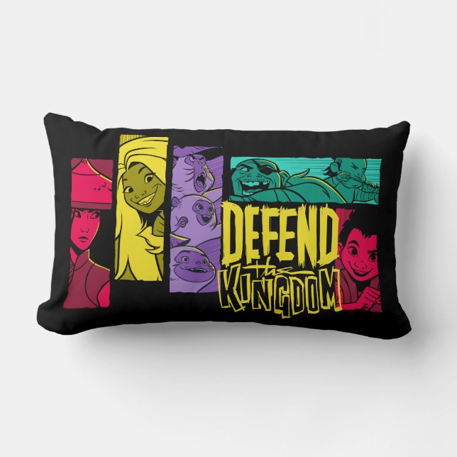 Coussin Rectangle Défendre le Royaume (Recto)
