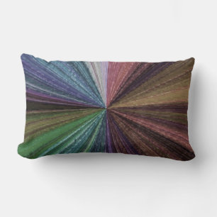 Coussin Rectangle Dégradé circulaire Terre arc-en-ciel
