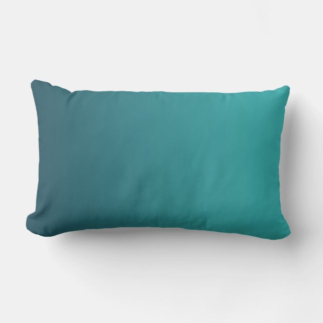 Coussin Rectangle Dégradé turquoise (Recto)