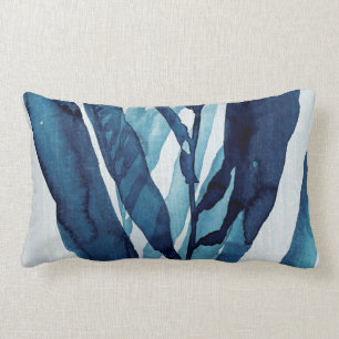 Coussin Rectangle Dérive bleue I