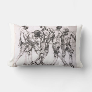 Coussin Rectangle des hommes dansant
