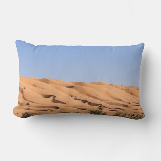 Coussin Rectangle Désert de Wahiba Sands - Oman (Recto)