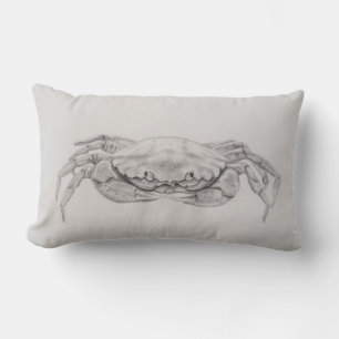 Coussin Rectangle Dessin du crabe côtier