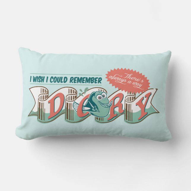 Coussin Rectangle Destin| J'Aimerais Me Souvenir (Recto)