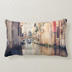 Coussin Rectangle Destinations Venice Gondolas Photographie