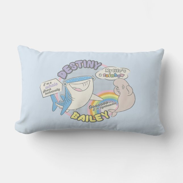Coussin Rectangle Destiny & Bailey Comic Graphic (Recto)