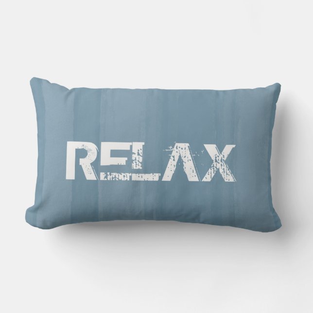 Coussin Rectangle Détendez (Recto)