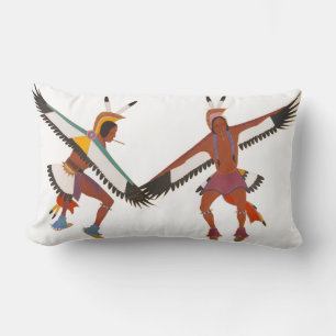 Coussin Rectangle Deux danseurs d'aigle