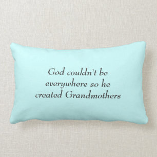 Coussin Rectangle Dieu a créé des grands-mères