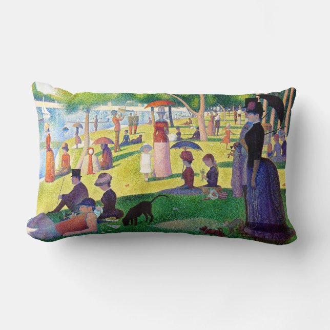 Coussin Rectangle Dimanche Après-Midi Sur L'Île De La Grande Jatte (Recto)