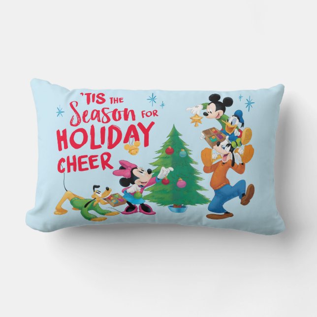 Coussin Rectangle Disney| Mickey & Friends - Citation de la fête (Recto)