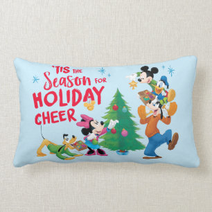 Coussin Rectangle Disney   Mickey & Friends - Holiday Cheer Quote