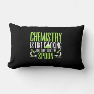 Coussin Rectangle Don de scientifique   La chimie est comme la Cuisi
