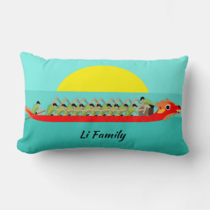 Coussin Rectangle Dragon Boat Racing