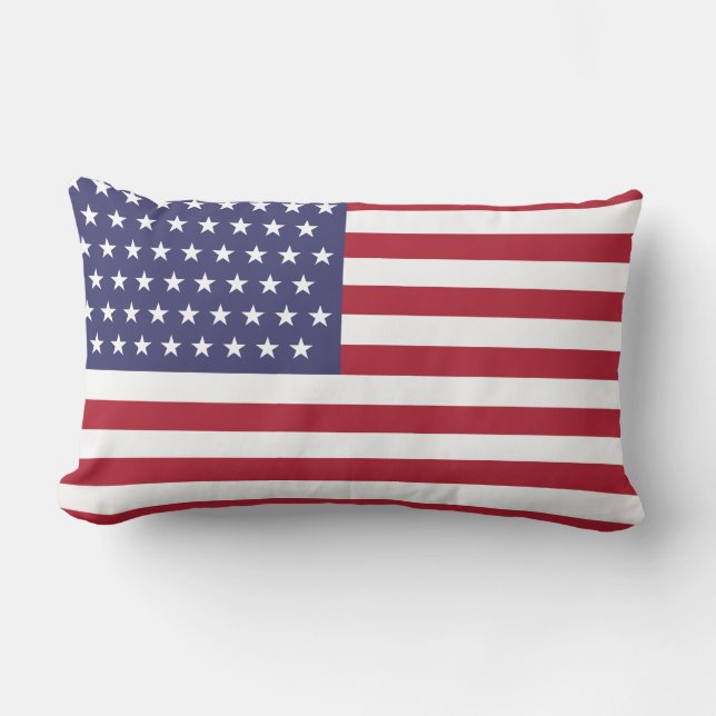 Coussin Rectangle Drapeau 51 étoiles des États-Unis d'Amérique (État (Recto)