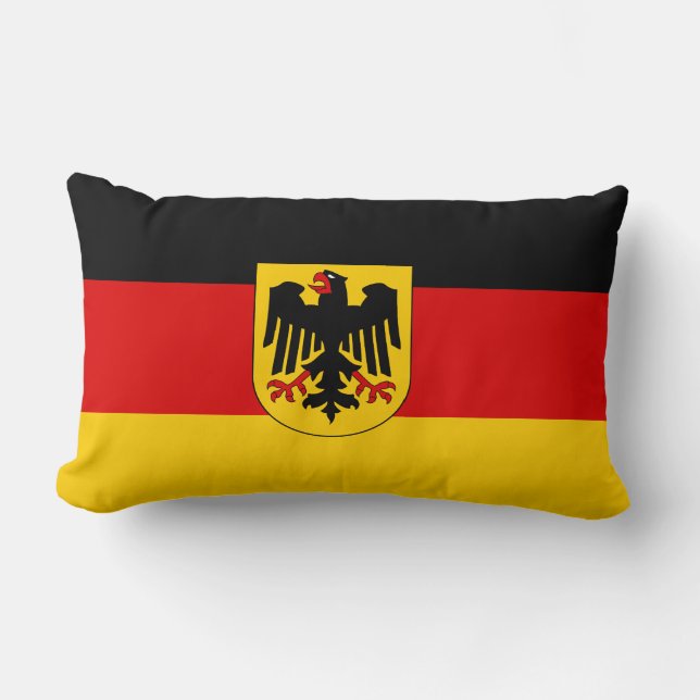 Coussin Rectangle Drapeau allemand (Recto)