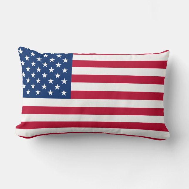 Coussin Rectangle Drapeau américain patriotique Drapeau américain ét (Recto)