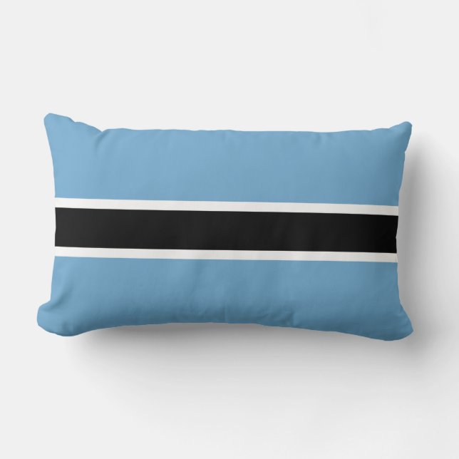 Coussin Rectangle Drapeau botswanais (Botswana) (Recto)