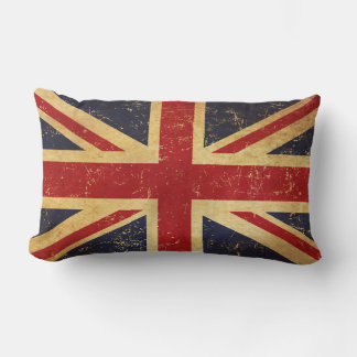 Coussin Rectangle Drapeau britannique Union Jack Vintage Grunge