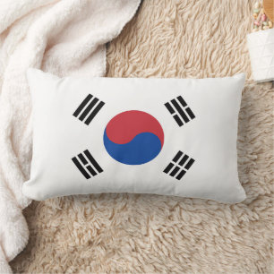 Coussin Rectangle Drapeau Corée du Sud