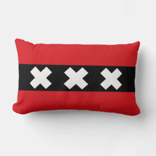 Coussin Rectangle Drapeau d'Amsterdam
