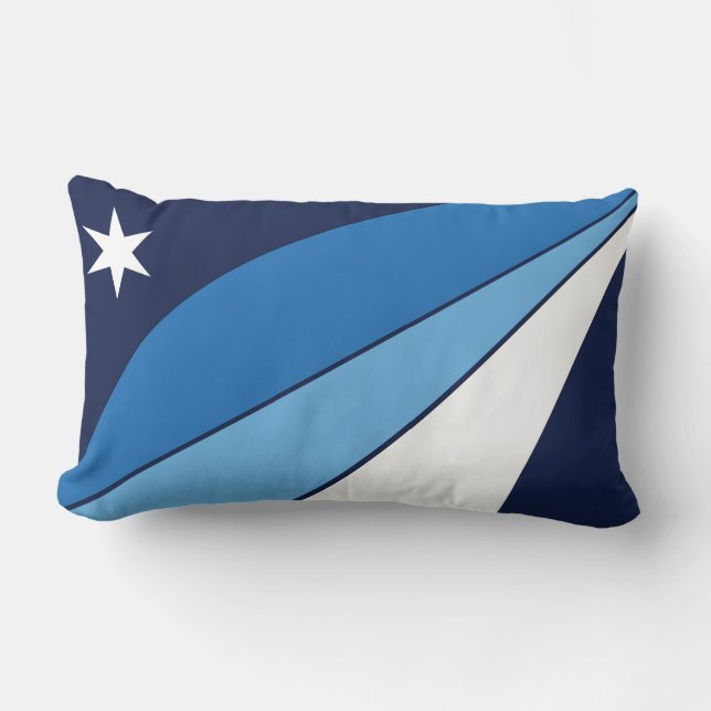 Coussin Rectangle Drapeau de Columbia, Caroline du Sud (Recto)