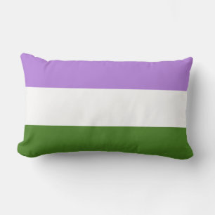 Coussin Rectangle Drapeau de la fierté queer