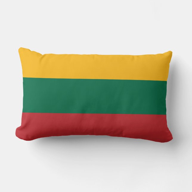 Coussin Rectangle Drapeau de la Lituanie (Recto)