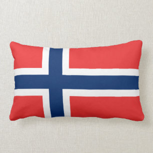 Coussin Rectangle Drapeau de la Norvège