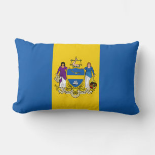 Coussin Rectangle Drapeau de la ville de Philadelphie (Pennsylvanie)