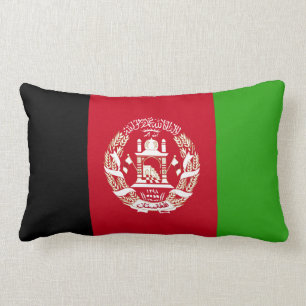 Coussin Rectangle Drapeau de l'Afghanistan