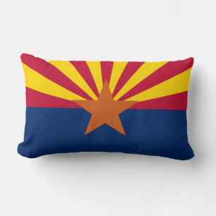 Coussin Rectangle Drapeau de l'État d'Arizona