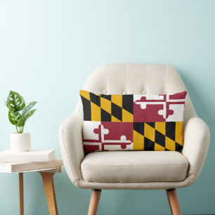 Coussin Rectangle Drapeau de l'État du Maryland