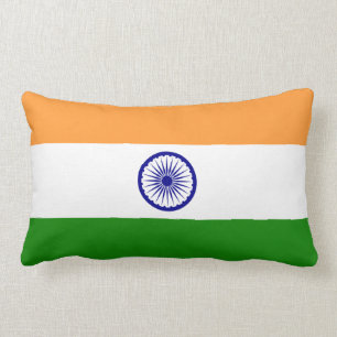 Coussin Rectangle Drapeau de l'Inde