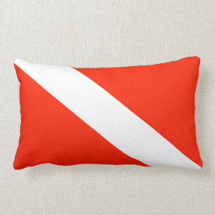 Coussin Rectangle Drapeau de plongée à l'air