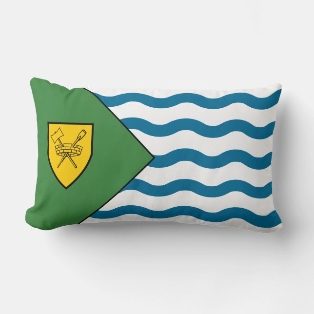 Coussin Rectangle Drapeau de Vancouver (Colombie-Britannique, Canada (Recto)