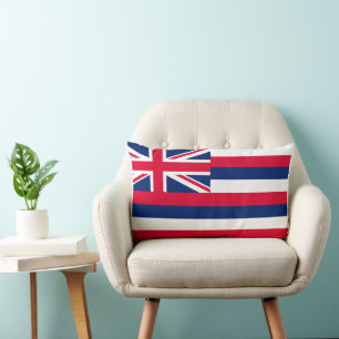 Coussin Rectangle Drapeau d'État d'Hawaii Imprimer Patriotique