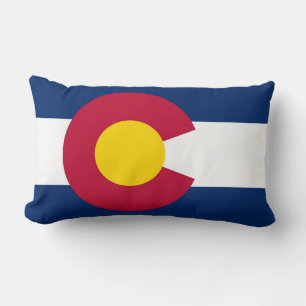 Coussin Rectangle Drapeau d'État du Colorado Imprimer Patriotique