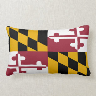 Coussin Rectangle Drapeau d'état du Maryland