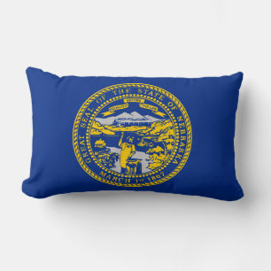 Coussin Rectangle Drapeau d'État du Nebraska
