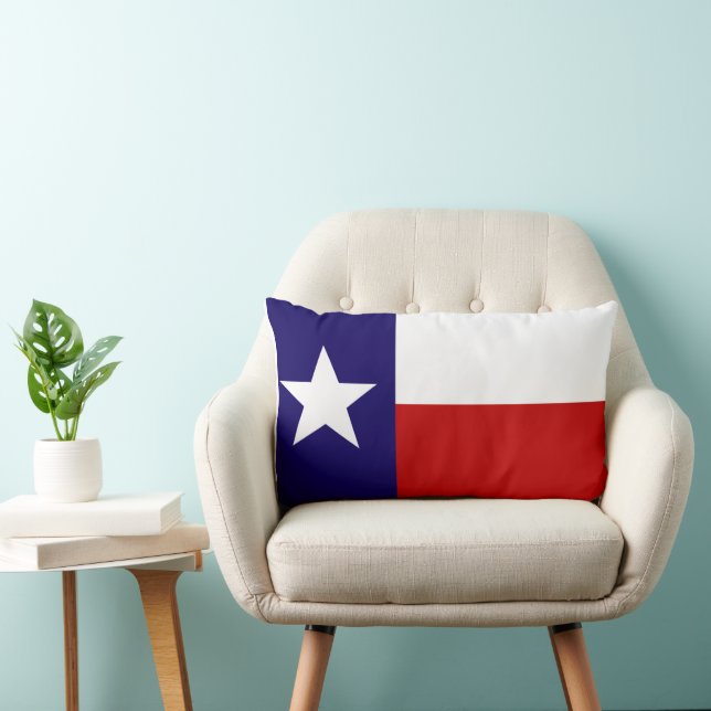 Coussin Rectangle Drapeau d'état du Texas Imprimer Patriotique (Chaise)