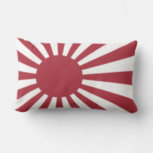 Coussin Rectangle Drapeau du Soleil Levant impérial japonais, d'Edo 