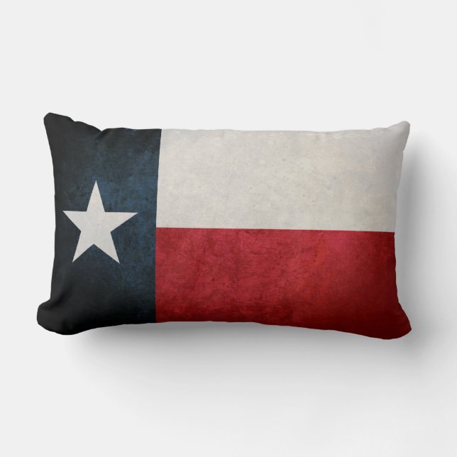Coussin Rectangle Drapeau du Texas ; Texan ; (Recto)
