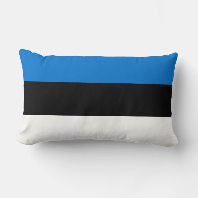 Coussin Rectangle Drapeau estonien (Recto)