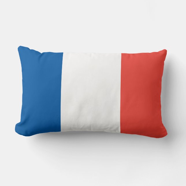 Coussin Rectangle Drapeau français (Recto)