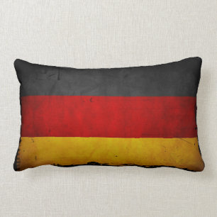 Coussin Rectangle Drapeau grunge vintage de l'Allemagne