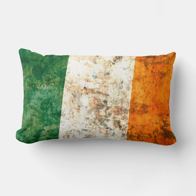 Coussin Rectangle Drapeau irlandais (Recto)