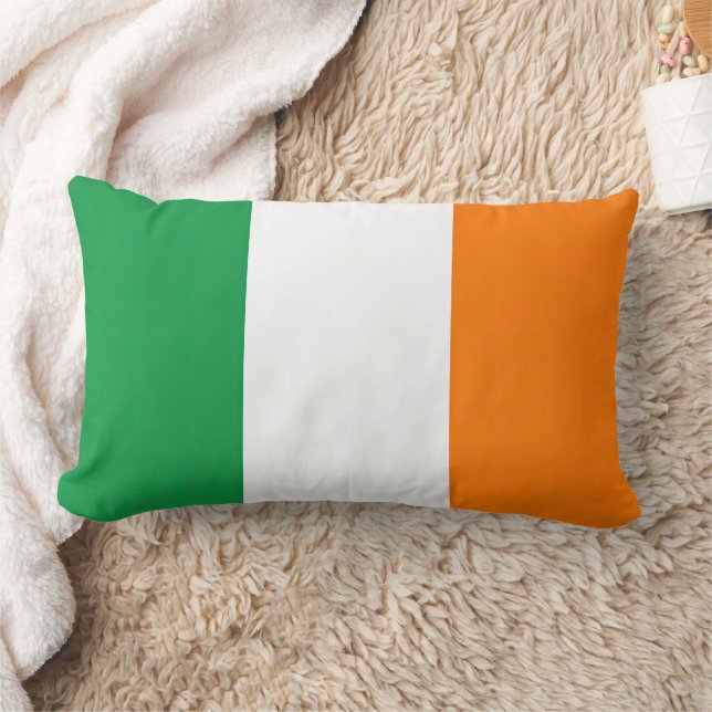 Coussin Rectangle Drapeau Irlande Tricolore (Couverture)