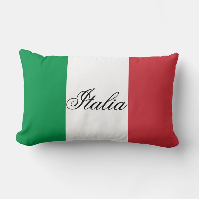 Coussin Rectangle Drapeau italien (Recto)