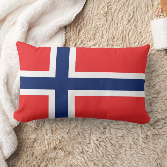 Coussin Rectangle Drapeau Norvège (Couverture)